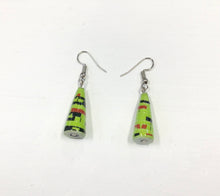 Load image into Gallery viewer, Recycled Paper & Magazine Earrings