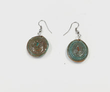 Load image into Gallery viewer, Recycled Paper & Magazine Earrings