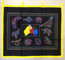 Load image into Gallery viewer, Indigenous Embroidered Wall Hanging