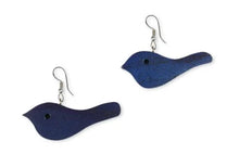 Load image into Gallery viewer, Wooden Bird Earrings