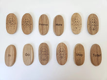 Load image into Gallery viewer, Wooden Sign Language Set