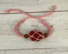Load image into Gallery viewer, Macrame Stone Holder Bracelet