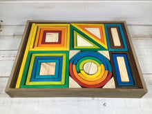 Load image into Gallery viewer, Rainbow Nesting Blocks