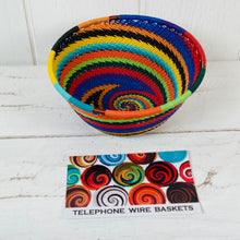 Load image into Gallery viewer, Telephone Wire Bowl- Rainbow
