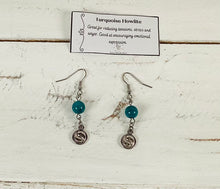 Load image into Gallery viewer, Turquoise Howlite Earrings by Nev