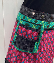 Load image into Gallery viewer, Geometry Reversible Stud Wrap Skirt
