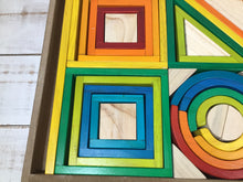 Load image into Gallery viewer, Rainbow Nesting Blocks