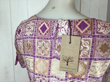 Load image into Gallery viewer, Sashi Mauve Collage Dress