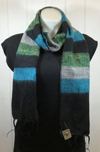 Load image into Gallery viewer, Wool Mix Stripe Scarf