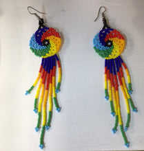 Load image into Gallery viewer, Huichol Dream Catcher Earrings