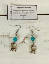 Load image into Gallery viewer, Turquoise Howlite Earrings by Nev