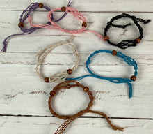 Load image into Gallery viewer, Macrame Stone Holder Bracelet