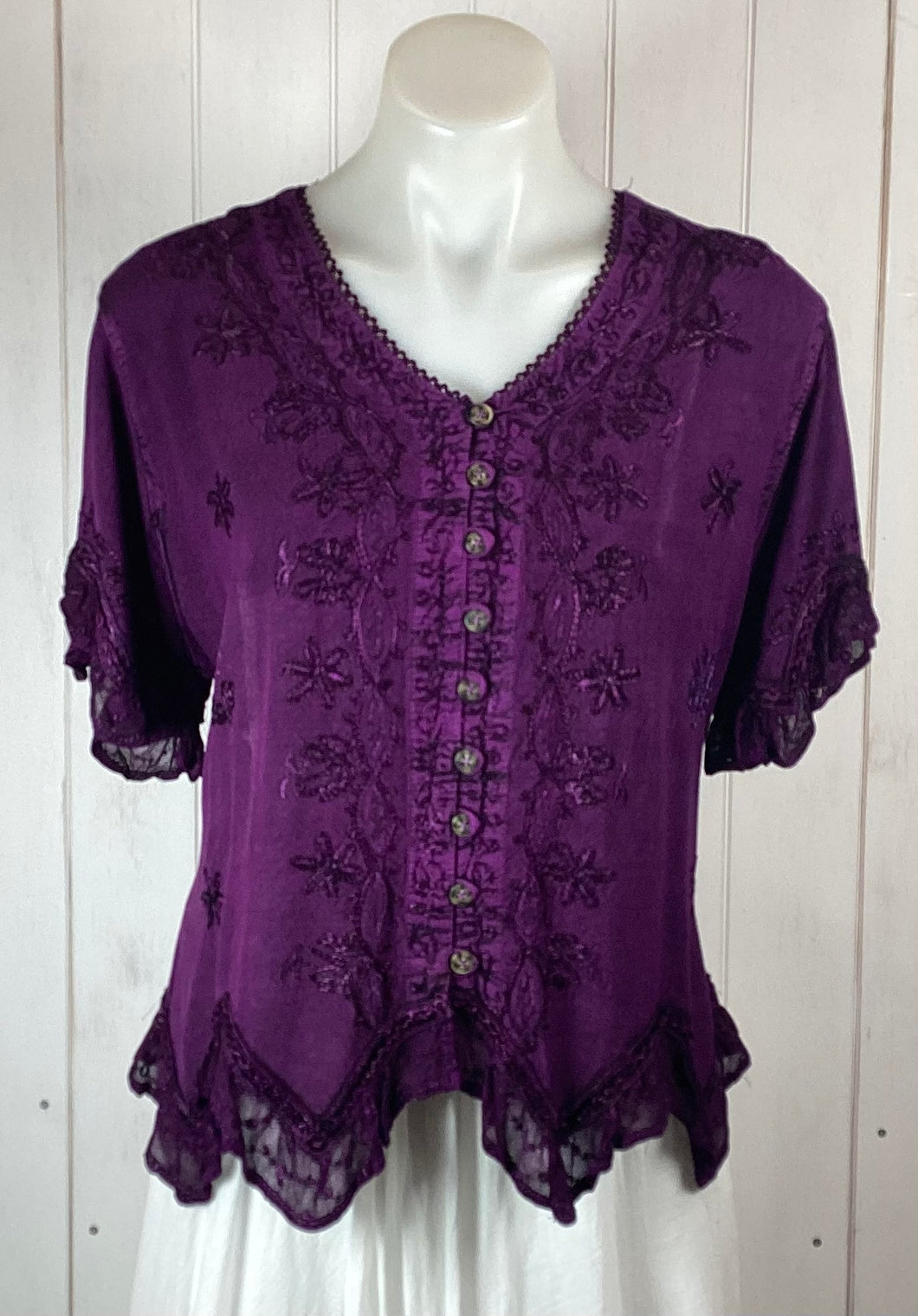 Embroidered Top R197