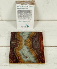 Load image into Gallery viewer, Geode Design Wood and Resin Coaster (Set of 4)