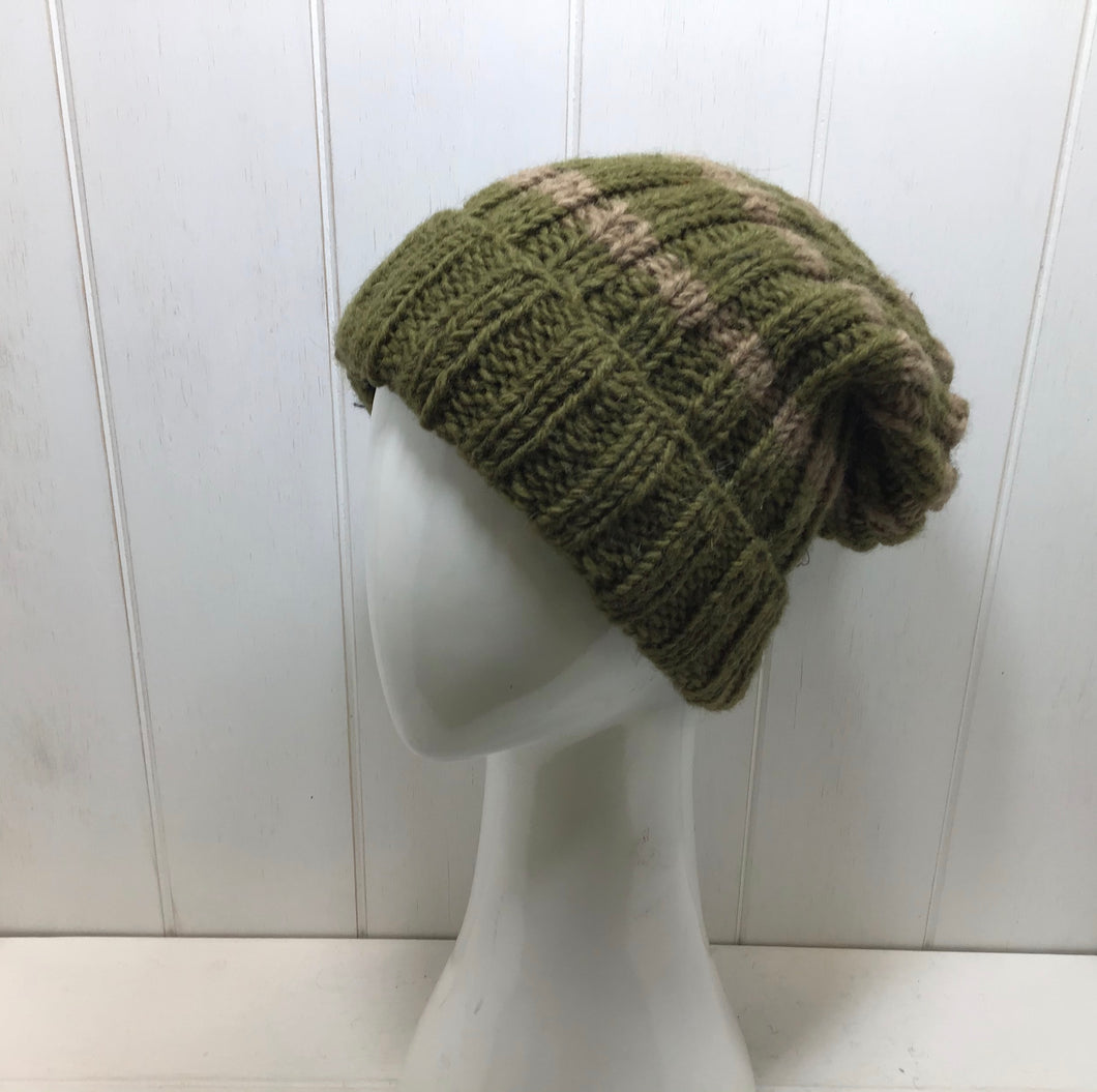 Long Lined Beanie Striped