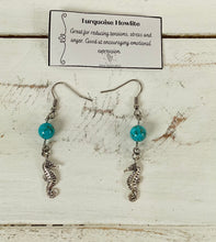 Load image into Gallery viewer, Turquoise Howlite Earrings by Nev