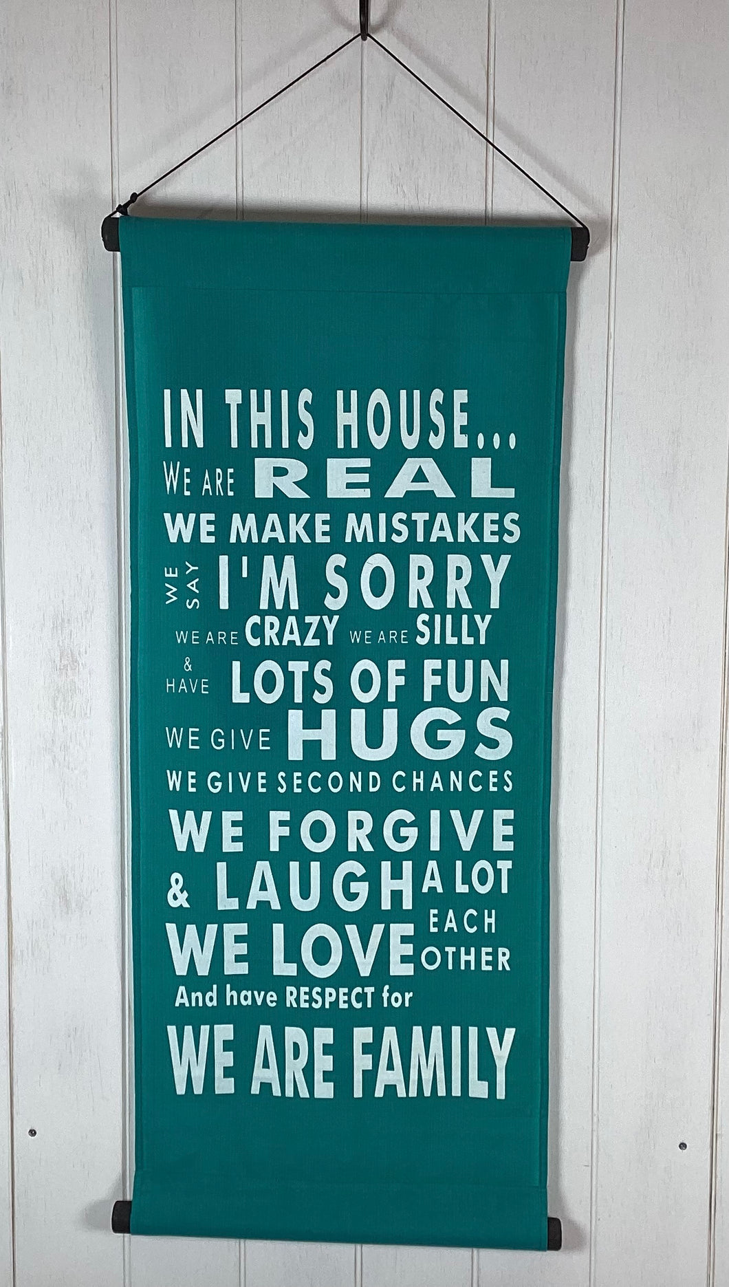 House Family  Banner Wall Hanging