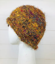 Load image into Gallery viewer, Soft Multi Coloured Beanie Recycled Silk
