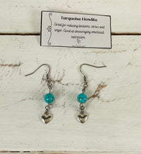 Load image into Gallery viewer, Turquoise Howlite Earrings by Nev
