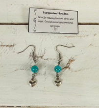 Load image into Gallery viewer, Turquoise Howlite Earrings by Nev