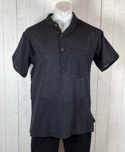 Load image into Gallery viewer, Cotton  Mandarin Collar Shirt