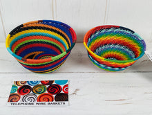 Load image into Gallery viewer, Telephone Wire Bowl- Rainbow