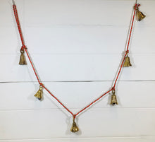Load image into Gallery viewer, String of Brass Bells