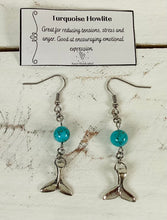 Load image into Gallery viewer, Turquoise Howlite Earrings by Nev
