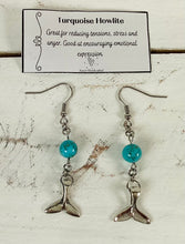 Load image into Gallery viewer, Turquoise Howlite Earrings by Nev