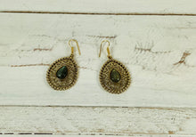 Load image into Gallery viewer, Evie Brass Earrings
