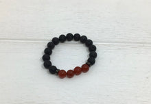Load image into Gallery viewer, Lava and Stone Bead Bracelet

