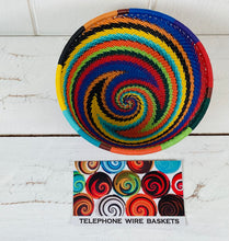 Load image into Gallery viewer, Telephone Wire Bowl- Rainbow