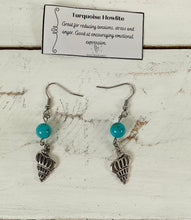 Load image into Gallery viewer, Turquoise Howlite Earrings by Nev