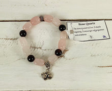 Load image into Gallery viewer, Rose Quartz Cube Bracelet by Nev
