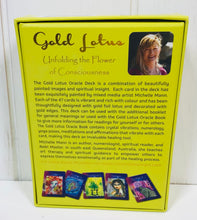 Load image into Gallery viewer, Gold Lotus Oracle Cards
