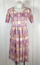 Load image into Gallery viewer, Sashi Mauve Collage Dress