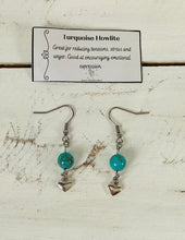 Load image into Gallery viewer, Turquoise Howlite Earrings by Nev