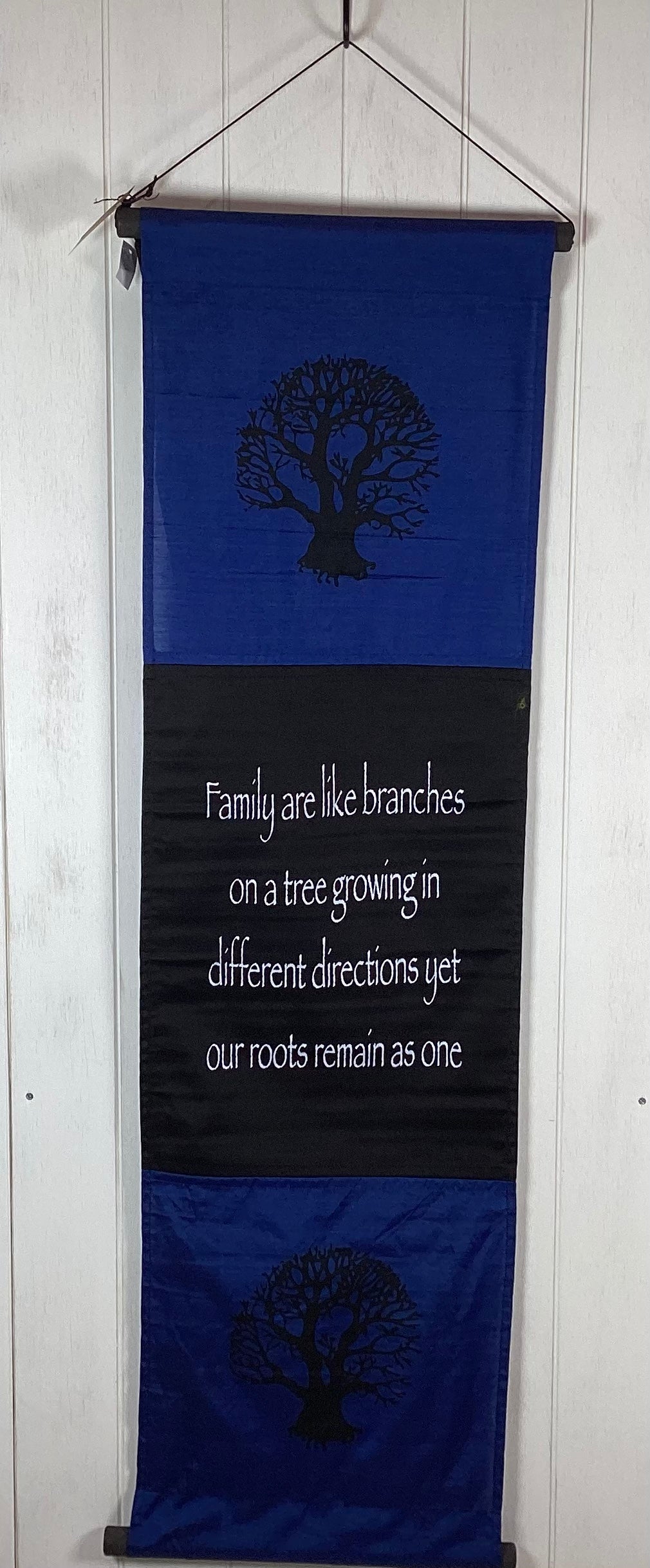 Tree Family Banner Wall Hanging