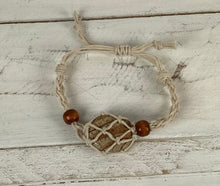 Load image into Gallery viewer, Macrame Stone Holder Bracelet