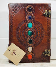 Load image into Gallery viewer, Chakra Leather Journal
