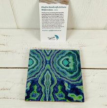 Load image into Gallery viewer, Geode Design Wood and Resin Coaster (Set of 4)