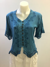 Load image into Gallery viewer, Rayon Embroidered Top 1067
