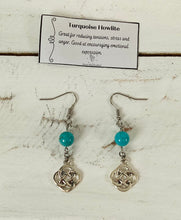 Load image into Gallery viewer, Turquoise Howlite Earrings by Nev