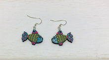 Load image into Gallery viewer, Fish Wooden Hand Painted Earrings NEV
