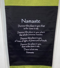 Load image into Gallery viewer, Namaste Banner Wall Hanging
