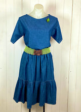 Load image into Gallery viewer, Denim Tiered Skirt
