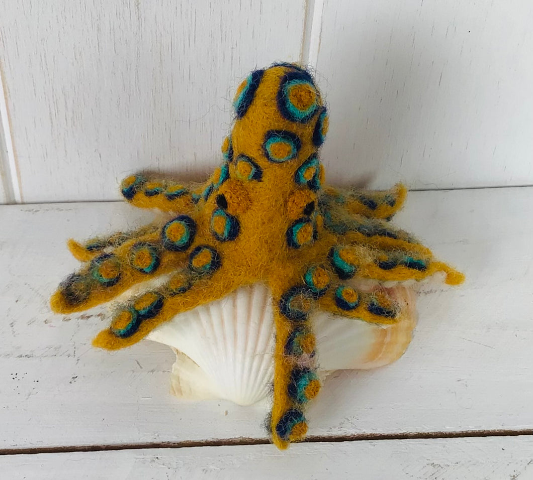 Sea and Water Animal Wool Felt Finger Puppets