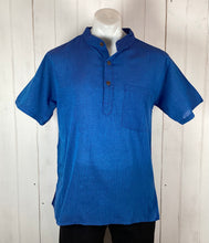 Load image into Gallery viewer, Cotton  Mandarin Collar Shirt