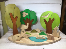 Load image into Gallery viewer, Aussie Bush and Billabong Wooden Puzzle Activity Set