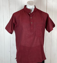 Load image into Gallery viewer, Cotton  Mandarin Collar Shirt
